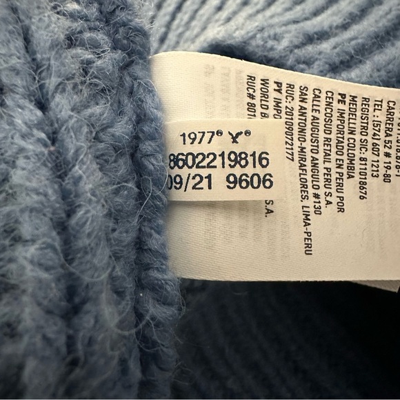 American Eagle blue waffle knit crewneck sweater Small - Picture 10 of 11